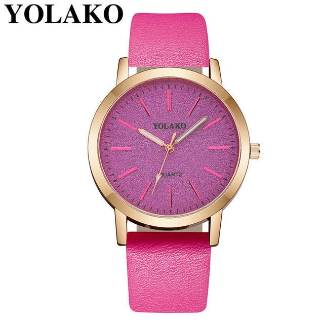 Luxury Brand Leather Quartz Women's Watch Ladies Fashion Watch Women Wristwatch Clock relogio feminino hours reloj mujer saati - La Veliere