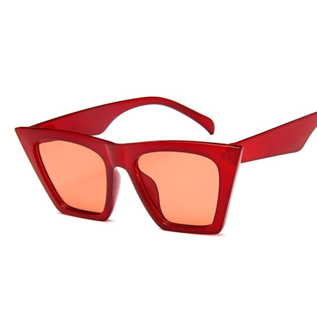 Fashion Square Sunglasses Women Designer Luxury Man/Women Cat Eye Sun Glasses Classic Vintage UV400 Outdoor Oculos De Sol - La Veliere