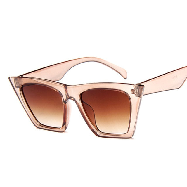 Fashion Square Sunglasses Women Designer Luxury Man/Women Cat Eye Sun Glasses Classic Vintage UV400 Outdoor Oculos De Sol - La Veliere