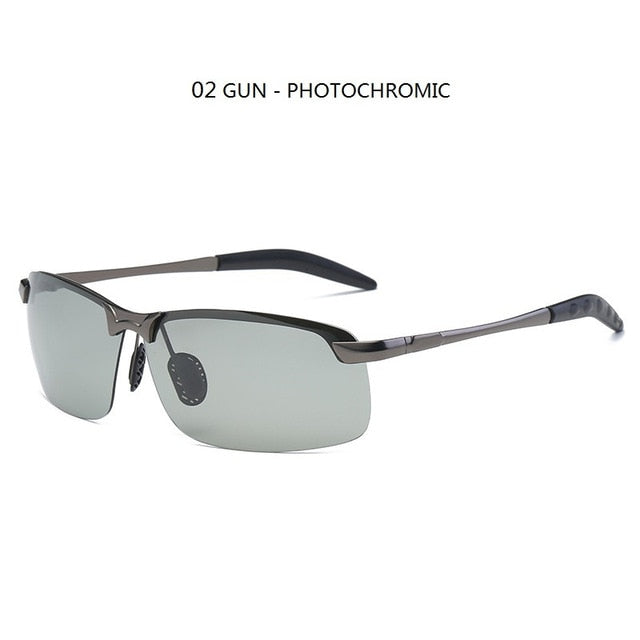 Photochromic Sunglasses Men Polarized Driving Chameleon Glasses Male Change Color Sun Glasses Day Night Vision Driver's Eyewear - La Veliere