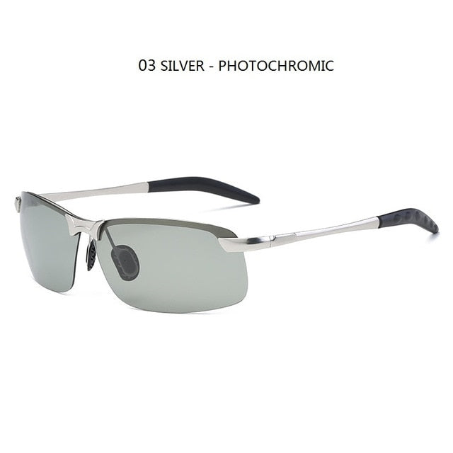 Photochromic Sunglasses Men Polarized Driving Chameleon Glasses Male Change Color Sun Glasses Day Night Vision Driver's Eyewear - La Veliere